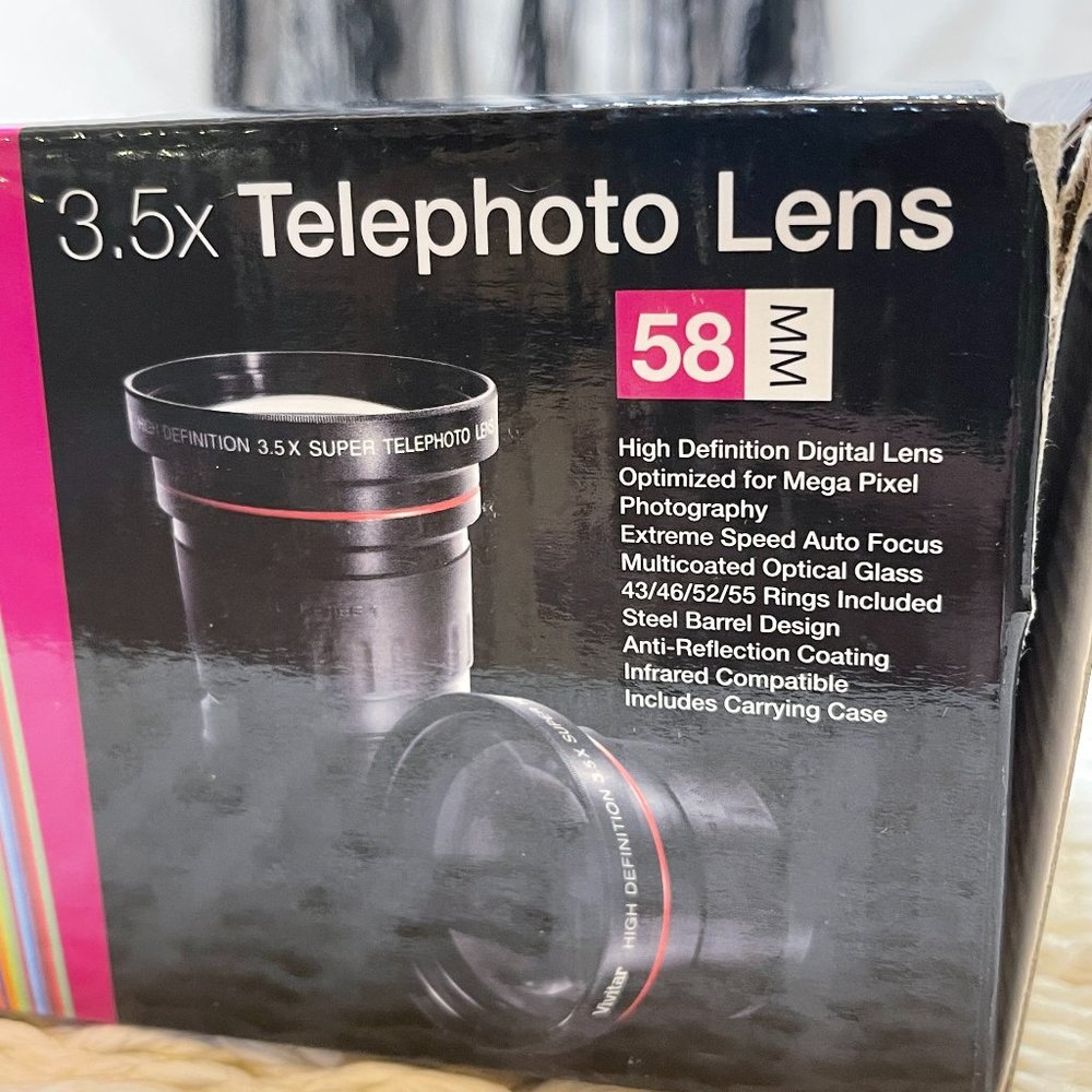Vivitar Telephoto 3.5x , 58mm Lens